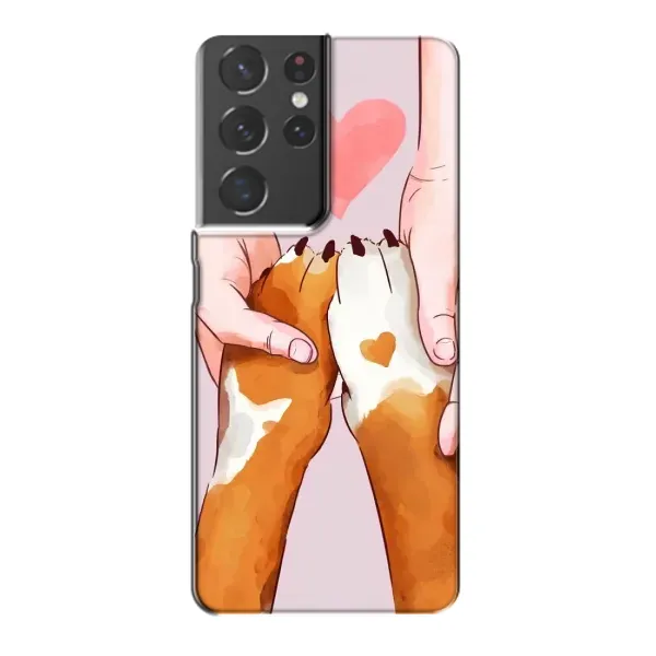 Чохол з принтом «Любовь до собак» для Samsung Galaxy S21 Plus Чохол з принтом «Любовь до собак» для Samsung Galaxy S21 Plus