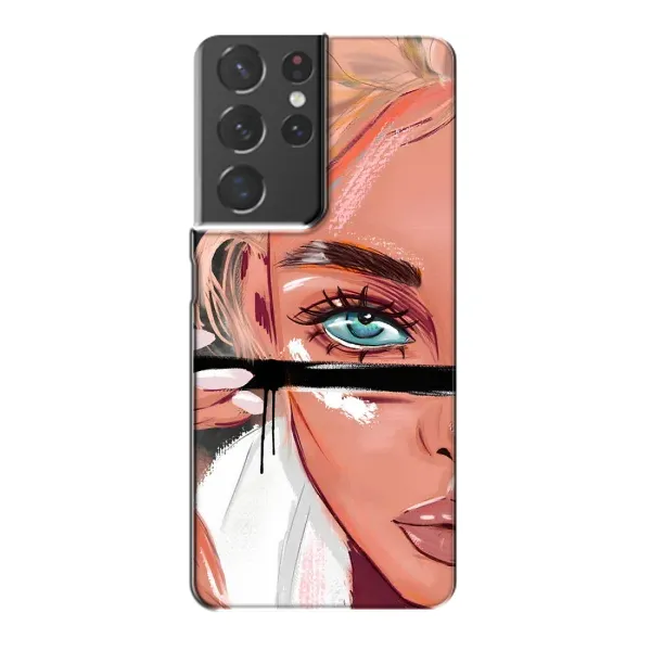 Чохол з принтом «Макіяж» для Samsung Galaxy S21 Plus Чохол з принтом «Макіяж» для Samsung Galaxy S21 Plus
