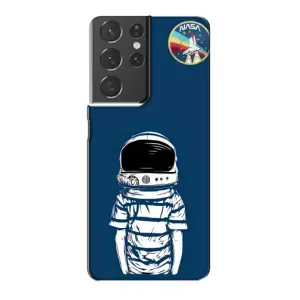 Чехол NASA для Samsung Galaxy S21 Plus (AlphaPrint) (Мальчик в шлеме)