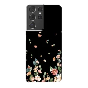 Чехол для Самсунг S21 Плюс - с принтом (Дизайнерские) (AlphaPrint) (Маленькие цветы)