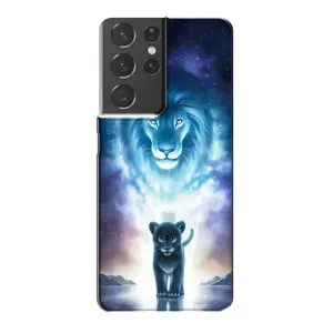 Чохол з картинкою ЛЕВ для Samsung Galaxy S21 Plus (VPrint) (Маленький лев)