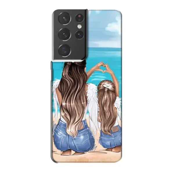 Чехол с принтом «Мама с доченькой» для Samsung Galaxy S21 Plus Чехол с принтом «Мама с доченькой» для Samsung Galaxy S21 Plus