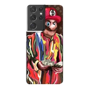 Бренднові Чохли для Samsung Galaxy S21 Plus - (PREMIUMPrint) (Mario LV)