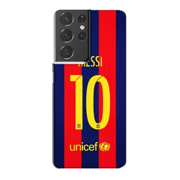Чохол з принтом «Messi Barca 10» для Samsung Galaxy S21 Plus