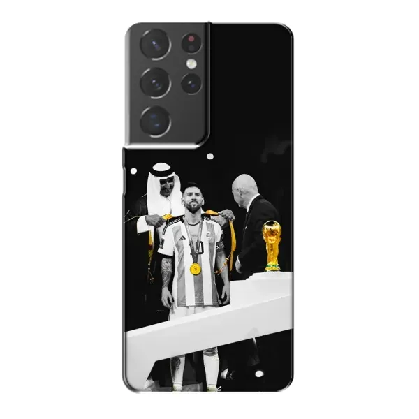 Чехол с принтом «Месси в накидке» для Samsung Galaxy S21 Plus Чехол с принтом «Месси в накидке» для Samsung Galaxy S21 Plus