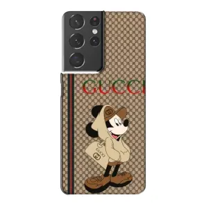 Чехлы ГУЧЧИ для Самсунг S21 Плюс (AlphaPrint) (Mickey GUCCI)
