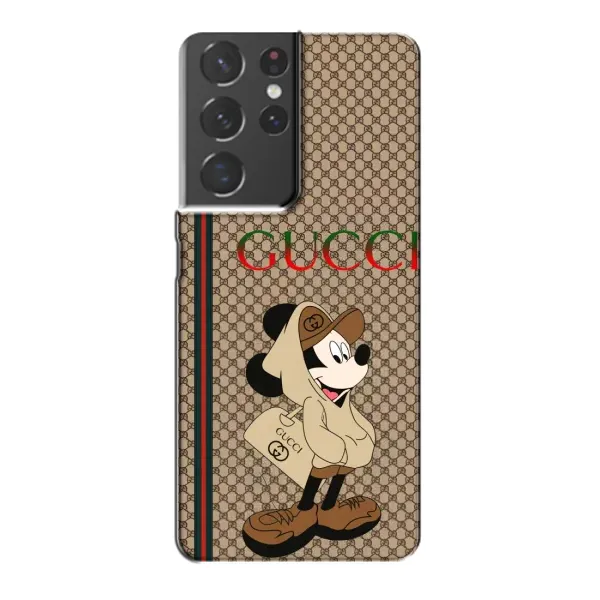 Чохол з принтом «Mickey GUCCI» для Samsung Galaxy S21 Plus
