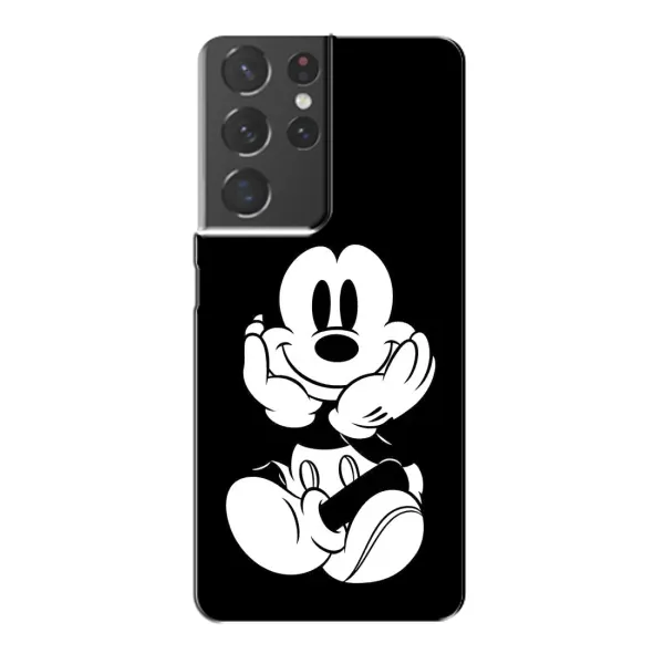 Чохол з принтом «Маус на чорному» для Samsung Galaxy S21 Plus Чохол з принтом «Маус на чорному» для Samsung Galaxy S21 Plus
