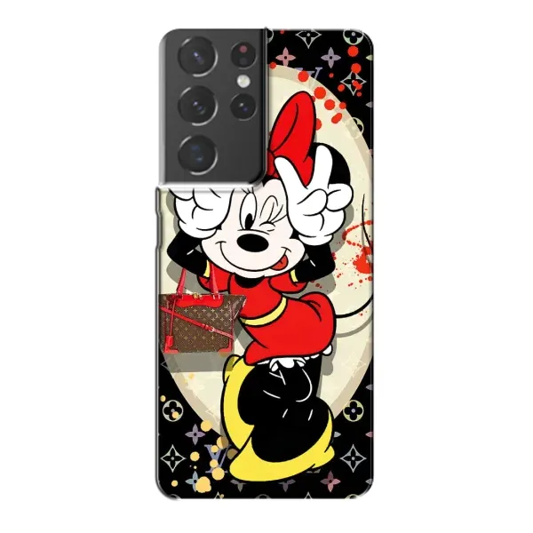 Чехол с принтом «Минни peace» для Samsung Galaxy S21 Plus Чехол с принтом «Минни peace» для Samsung Galaxy S21 Plus