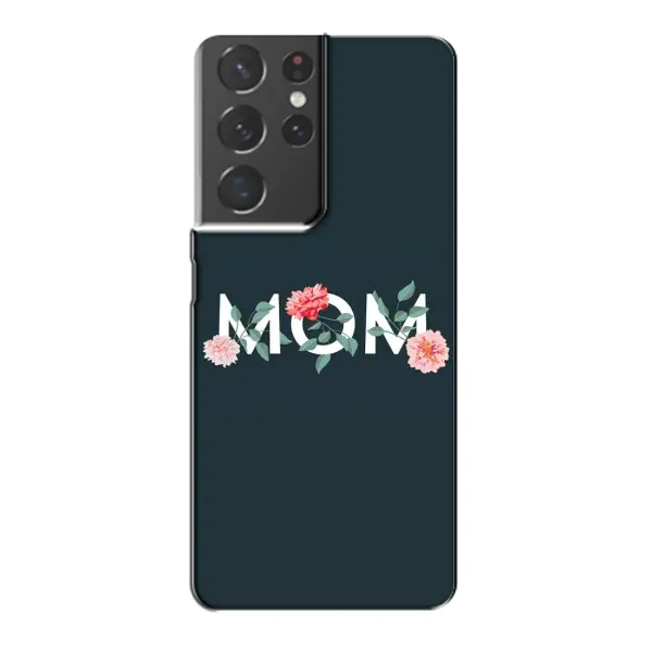 Чохол з принтом «Mom дизайн» для Samsung Galaxy S21 Plus