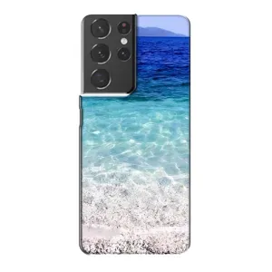 Силіконовий чохол з КАРТИНКАМИ літо для Samsung Galaxy S21 Plus (AlphaPrint) (Море)