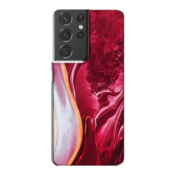 Чехол с принтом «Мрамор красный» для Samsung Galaxy S21 Plus Чехол с принтом «Мрамор красный» для Samsung Galaxy S21 Plus