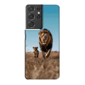 Чохол Король лев на Самсунг Галаксі S21 Plus (Мусафа та Сімба)