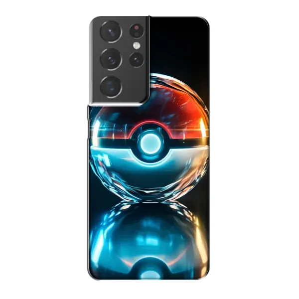 Чохол з принтом «М'яч Пікачу» для Samsung Galaxy S21 Plus Чохол з принтом «М'яч Пікачу» для Samsung Galaxy S21 Plus