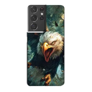 Чохол з картинкою 'Хижаки' для Samsung Galaxy S21 Plus (Орел у польоті)