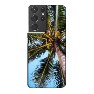 Силіконовий чохол з КАРТИНКАМИ літо для Samsung Galaxy S21 Plus (AlphaPrint) (Пальма)