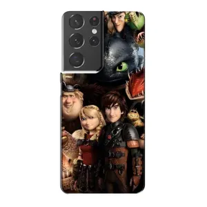 Чохол як приборкати дракона на Samsung Galaxy S21 Plus (Персонажі дракона)