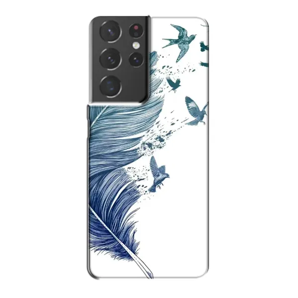 Чехол с принтом «Перышко» для Samsung Galaxy S21 Plus Чехол с принтом «Перышко» для Samsung Galaxy S21 Plus