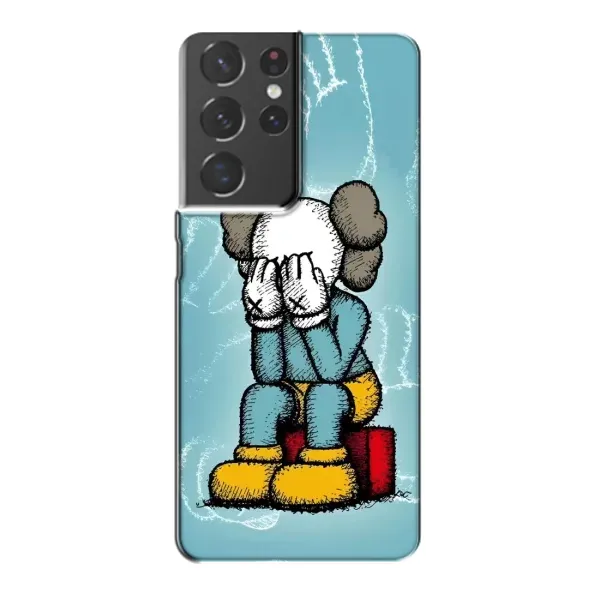 Чехол с принтом «Плач Bearbrick» для Samsung Galaxy S21 Plus Чехол с принтом «Плач Bearbrick» для Samsung Galaxy S21 Plus
