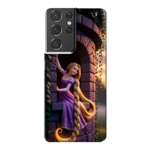 Чохол Рапунцель для Samsung Galaxy S21 Plus (Рапунцель на вежі)