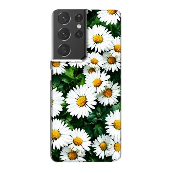Чехол с принтом «Ромашки» для Samsung Galaxy S21 Plus Чехол с принтом «Ромашки» для Samsung Galaxy S21 Plus