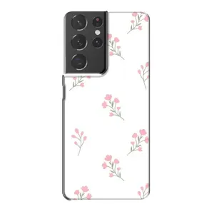 Чохол з розовим принтом для Samsung Galaxy S21 Plus (Рожеві квіти)