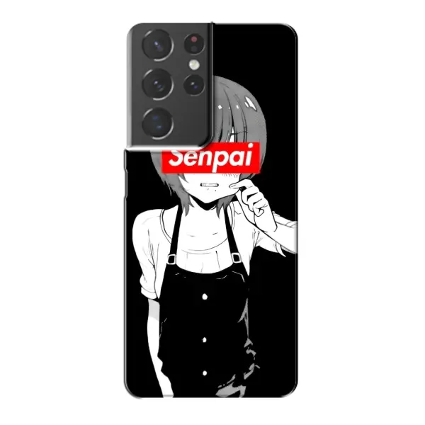 Чохол з принтом «Senpai» для Samsung Galaxy S21 Plus