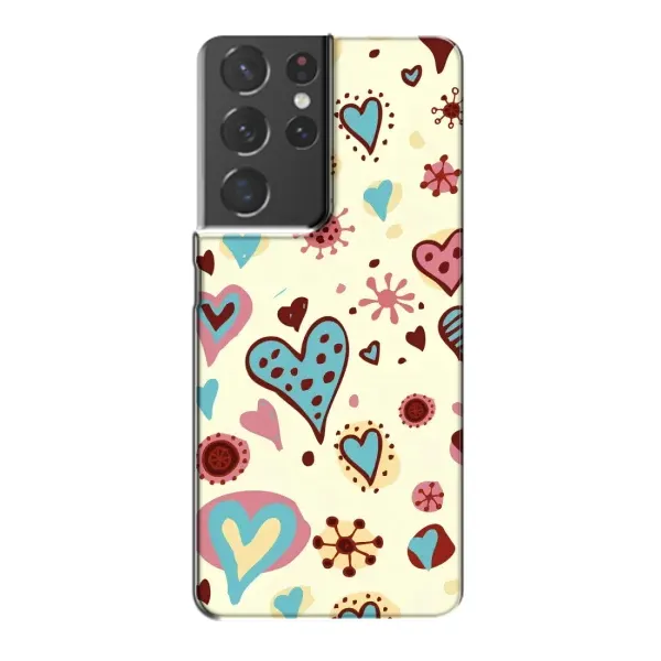 Чехол с принтом «Сердечки» для Samsung Galaxy S21 Plus Чехол с принтом «Сердечки» для Samsung Galaxy S21 Plus