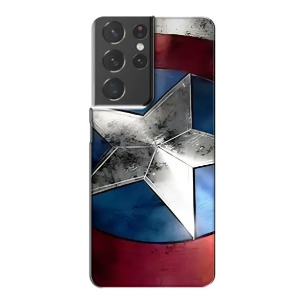 Чохол з принтом «Щит Капітана Америки» для Samsung Galaxy S21 Plus Чохол з принтом «Щит Капітана Америки» для Samsung Galaxy S21 Plus