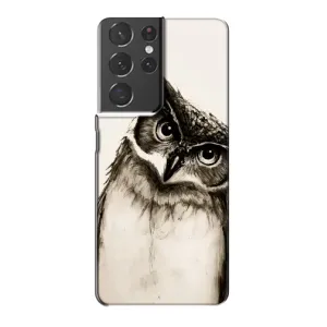 Чохол з пташками на Samsung Galaxy S21 Plus (VPrint) (Сова)