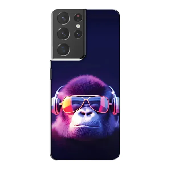 Чохол з принтом «Стильна мавпа» для Samsung Galaxy S21 Plus Чохол з принтом «Стильна мавпа» для Samsung Galaxy S21 Plus
