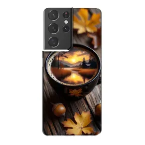 Чехол с принтом «Темный кофе» для Samsung Galaxy S21 Plus