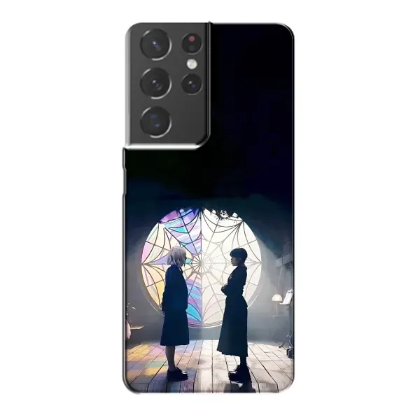 Чехол с принтом «Уэнздей и Инид» для Samsung Galaxy S21 Plus