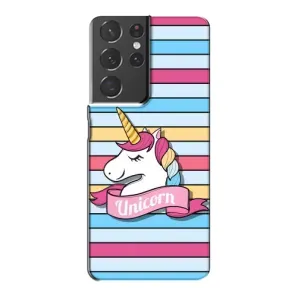 Чехол для Самсунг S21 Плюс - (Единорожки - Новинки) (AlphaPrint) (Unicorn)