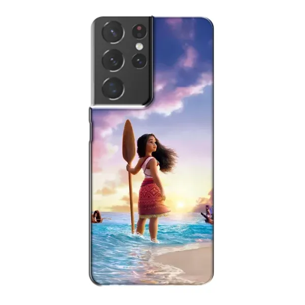 Чехол с принтом «Моана с веслом» для Samsung Galaxy S21 Plus