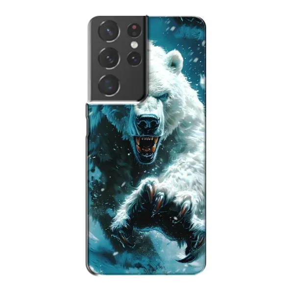 Чохол з принтом «Полярний ведмідь» для Samsung Galaxy S21 Plus Чохол з принтом «Полярний ведмідь» для Samsung Galaxy S21 Plus