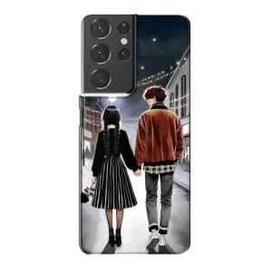 Чохол з дизайном Венздей 2 на Samsung Galaxy S21 Plus (Венздей та Тайлер)