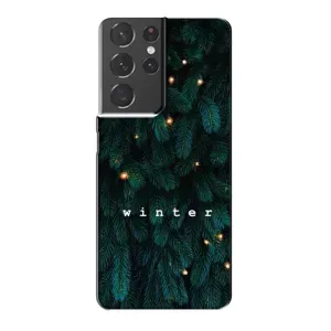 Новорічні, Святкові Чохли для Samsung Galaxy S21 Plus - 2024 год (Winter)