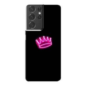 Чохол з Короною Самсунг Галаксі S21 Plus - (AlphaPrint) (Яскрава корона)