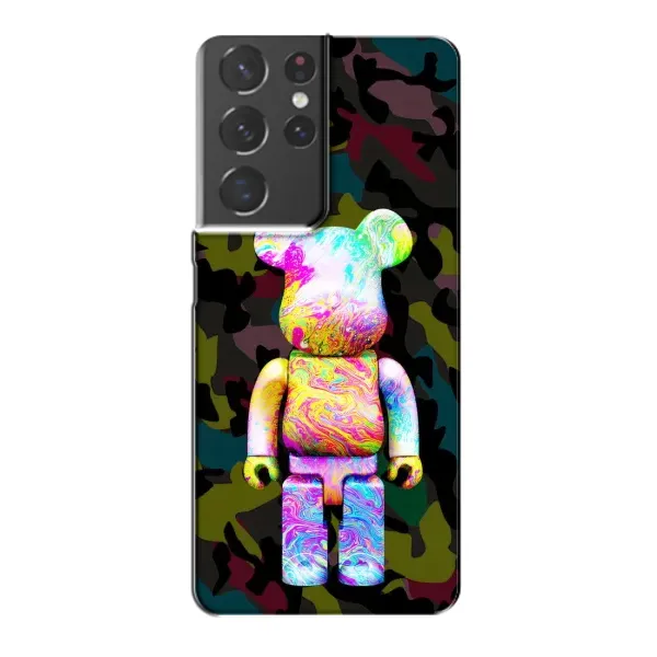 Чехол с принтом «Яркий Bearbrick» для Samsung Galaxy S21 Plus Чехол с принтом «Яркий Bearbrick» для Samsung Galaxy S21 Plus