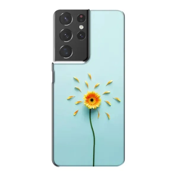 Чехол с принтом «Желтый цветок» для Samsung Galaxy S21 Plus Чехол с принтом «Желтый цветок» для Samsung Galaxy S21 Plus