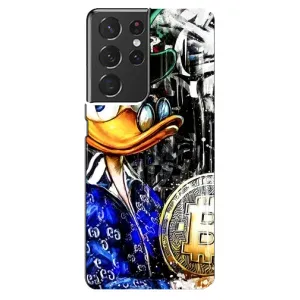 Чехли для Самсунг Ґелексі S21 ультра - Scrooge MagDag (PREMIUMPrint) (Біткойн Скрудж)