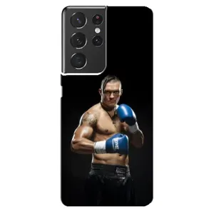 Чехол с картинкой Александр Усик для Samsung Galaxy S21 ultra (Боксер Усик)