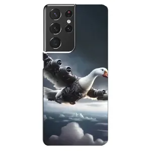 Чехол с мемом Тралалело тралала на Samsung Galaxy S21 ultra (Бомбардини гусини)