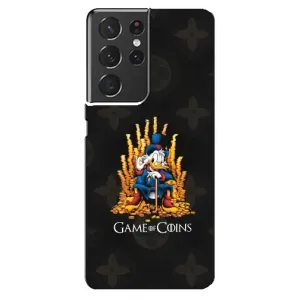 Чехлы для Samsung Galaxy S21 ultra - Скрудж МакДак Louis Vuitton (PREMIUMPrint) (Король денег)