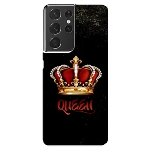 Чохол з Короною Самсунг Ґелексі S21 ультра - (AlphaPrint) (Корона короля)