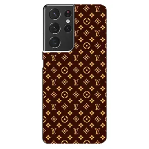 Чохли Луі Вітон для Samsung Galaxy S21 ultra (AlphaPrint - LOUIS VUITTON) (лого LOUIS VUITTON)