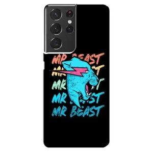Чохли Містер Біст для Самсунг Ґелексі S21 ультра (logo Mr beast)