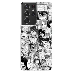 Анімешний чохол для Samsung Galaxy S21 ultra (Ahegao manga)