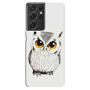 Чехол с птицами на Samsung Galaxy S21 ultra (VPrint) (Милая Сова)